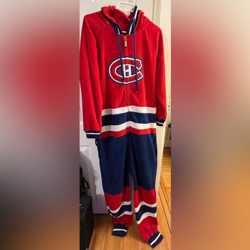 Hockey Sockey adult onesie